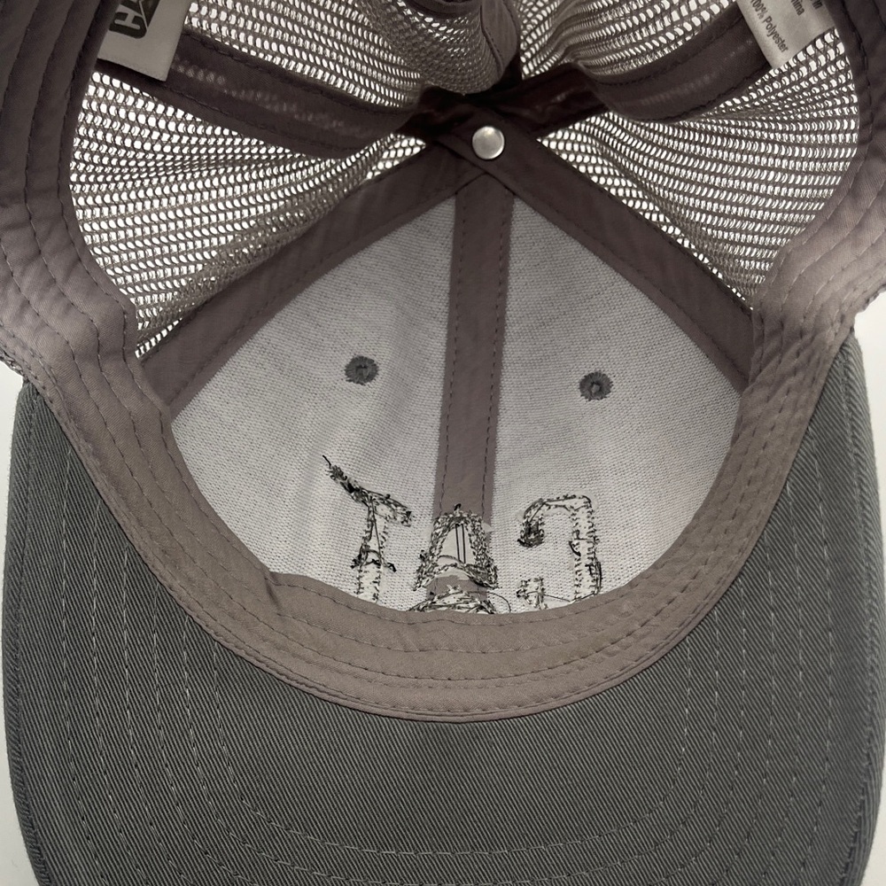 CAT Gray Mesh-Back Trucker Cap - Picture 7 of 8
